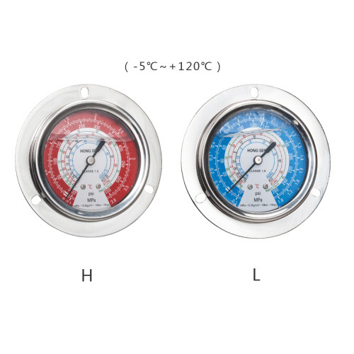 HONGSEN Oil Filled Pressure Gauge 191 L and H