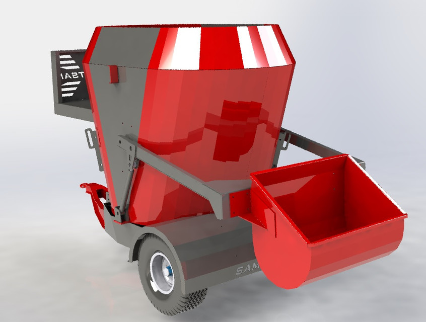 Feeder Mixer Wagon 3d Cad Model Library Grabcad