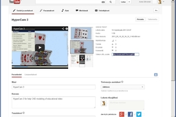HyperCam 3 for help CAD modeling of educational video