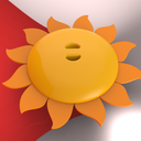 Ceramic sun bowl