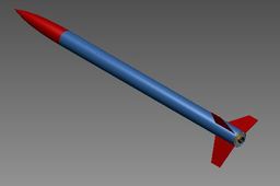 Ariel Hi-power rocket with Aerotech engine