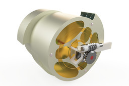 RASSOR bucket drum with shutter mechanism