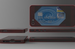 iPhone 5 Case Contactless Card