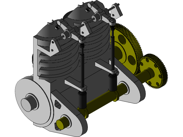 Simple Example Engine Cad Free CAD Designs, Files & 3D Models | The GrabCAD Community Library