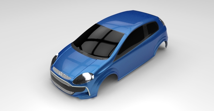 Fiat Punto Evo body replica
