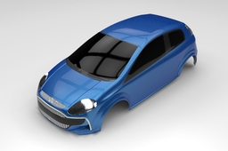 Fiat Punto Evo body replica