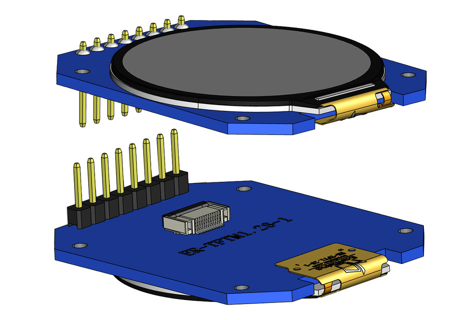 thumbnail image 2 of 1.54 Inch TFT IPS LCD Display Module 240x240 SPI ST7789 For Arduino Raspberry Pi 2 of 4