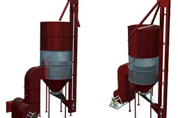 Dryer and Buckets Elevator