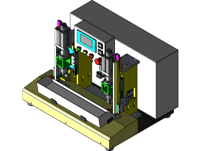 Mobile phone vibration motor riveting press