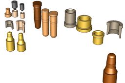 Various guide pin components