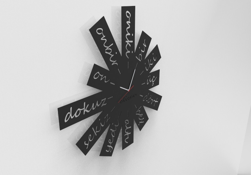 Duvar Saati Wall Clock 3D CAD Model Library GrabCAD