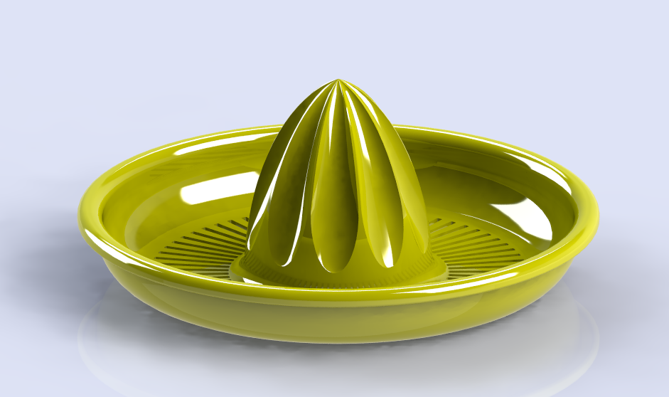 citrus juicer design example 3D CAD Model Library GrabCAD