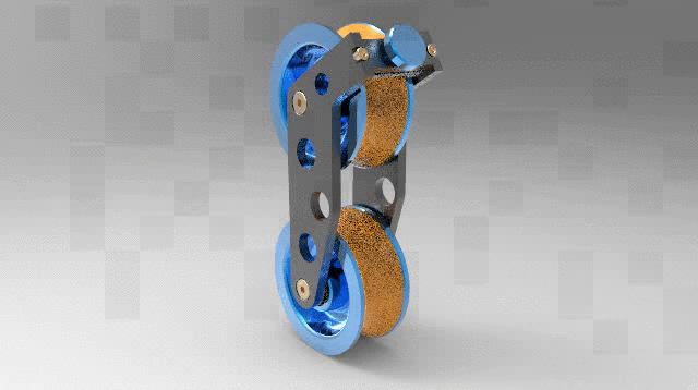 Support on rollers for camera cart