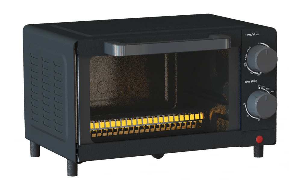 Mainstays 4 Slice Toaster Oven (MS54100112163) 3D CAD Model Library