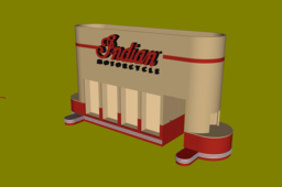 Indian Motorcycle Trade Show Booth 2000
