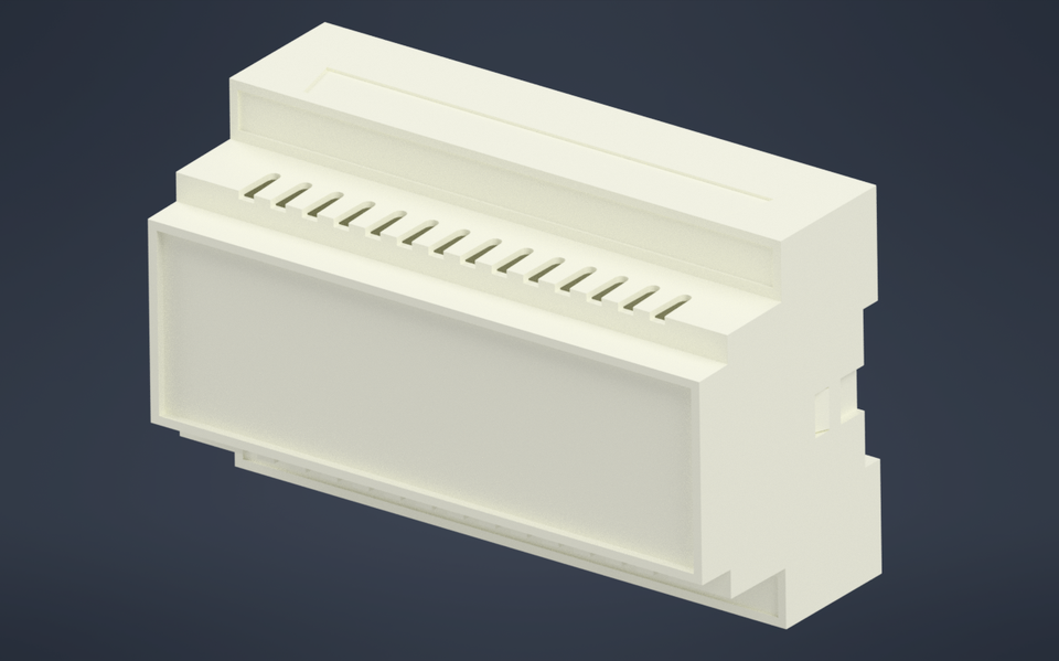 CK104S СК104S Din rail 8 modules case