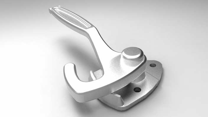 KNOTT Angled lever lock Hestal 6121N l.h.