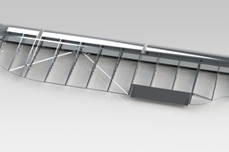 C47 Elevator in polished Aluminum