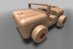 Wooden Jeep