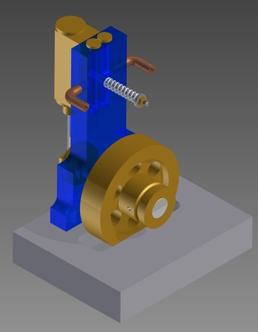 Simple Oscillating Steam Engine Autodesk Inventor Stl Step Iges Simple Oscillating Steam Engine Autodesk Inventor Stl Step Iges