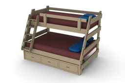 Twin/Full Bunk bed 20-063