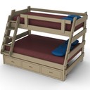 Twin/Full Bunk bed 20-063