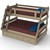 Twin/Full Bunk bed 20-063