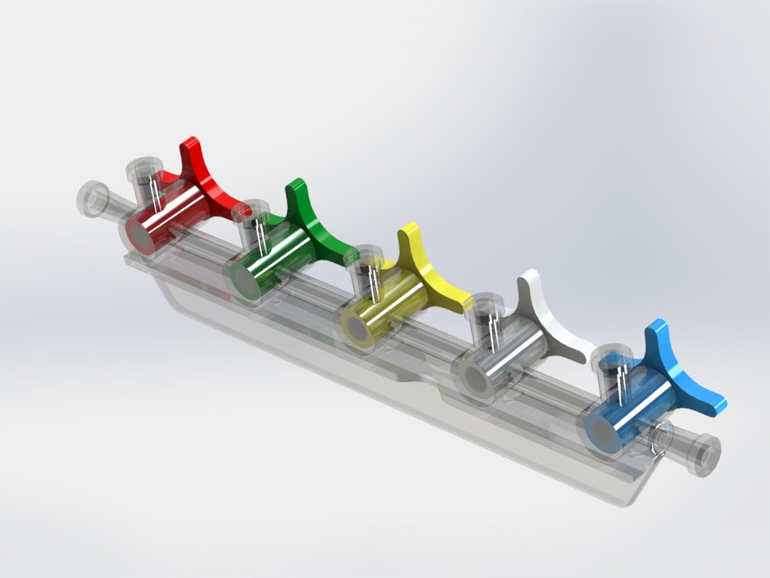 Qosina medical connecting 3D CAD Model Library GrabCAD