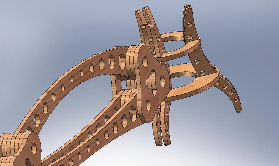 laser cut desk lamp
