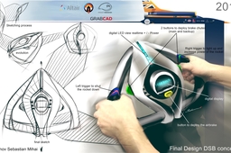  BLOODHOUND SSC Steering Wheel -DSB concept