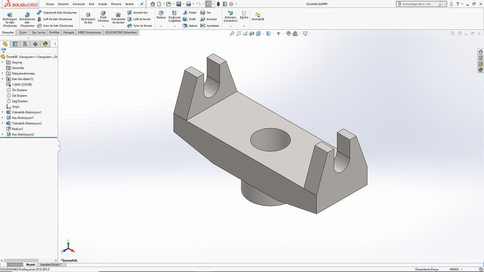 Solidworks Örnek Çizim 98