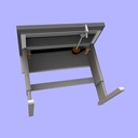 SOVELLA TABLE_w handle axis rotated_worm drive winch