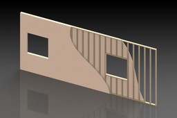 Pine 2x4/Sheetrock Wall Assembly