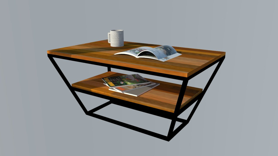 Wooden Coffee Table 2