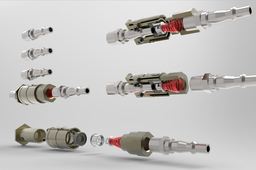 1/4 BSPT PNEUMATIC AIRLINE COUPLING 