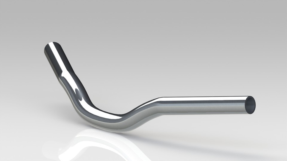 Reference handlebar 3D CAD Model Library GrabCAD