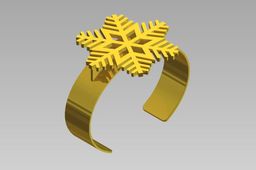 Snowflake wristband