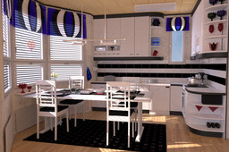 A kitchen.