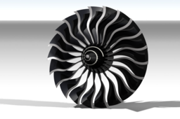 Another Fan for High-Bypass Turbofan. (9:1 ratio)