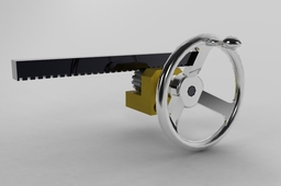 Hand Wheel with Pinion and Rack
