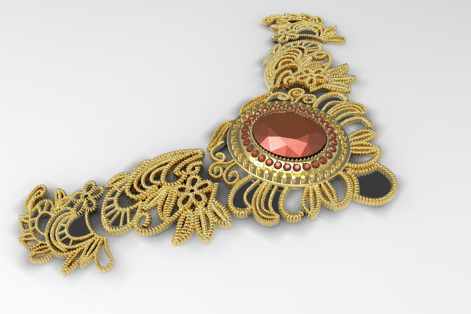 Hidden gem necklace