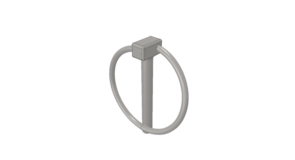 6mm Lynch Pin 3D CAD Model Library GrabCAD