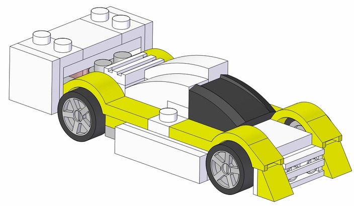 Lego car (8131 model)