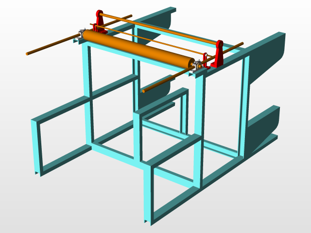 paper sliting machine structure