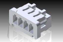 4 Position Single Row 1.25mm Pitch Miniature Socket - Hirose Electric DF13-4S-1.25C