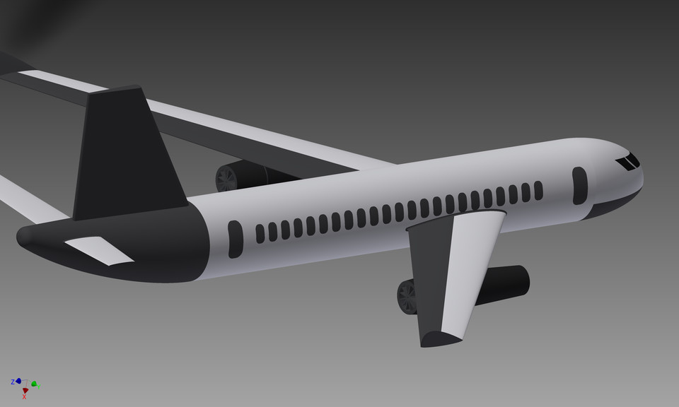 Airplane 3D CAD Model Library GrabCAD