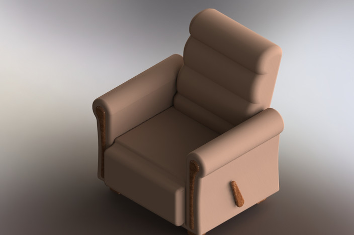 LazyBoy Rocker Recliner - STEP / IGES, SOLIDWORKS - 3D CAD model - GrabCAD