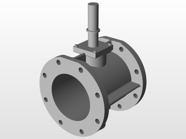 Ductile Iron Plug Valve- Solidworks 2017