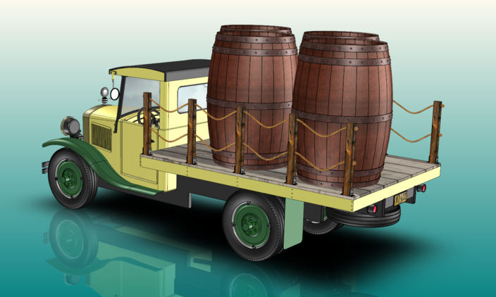 1920's Bootleggers Truck 