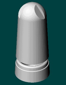 antenna cover with base
